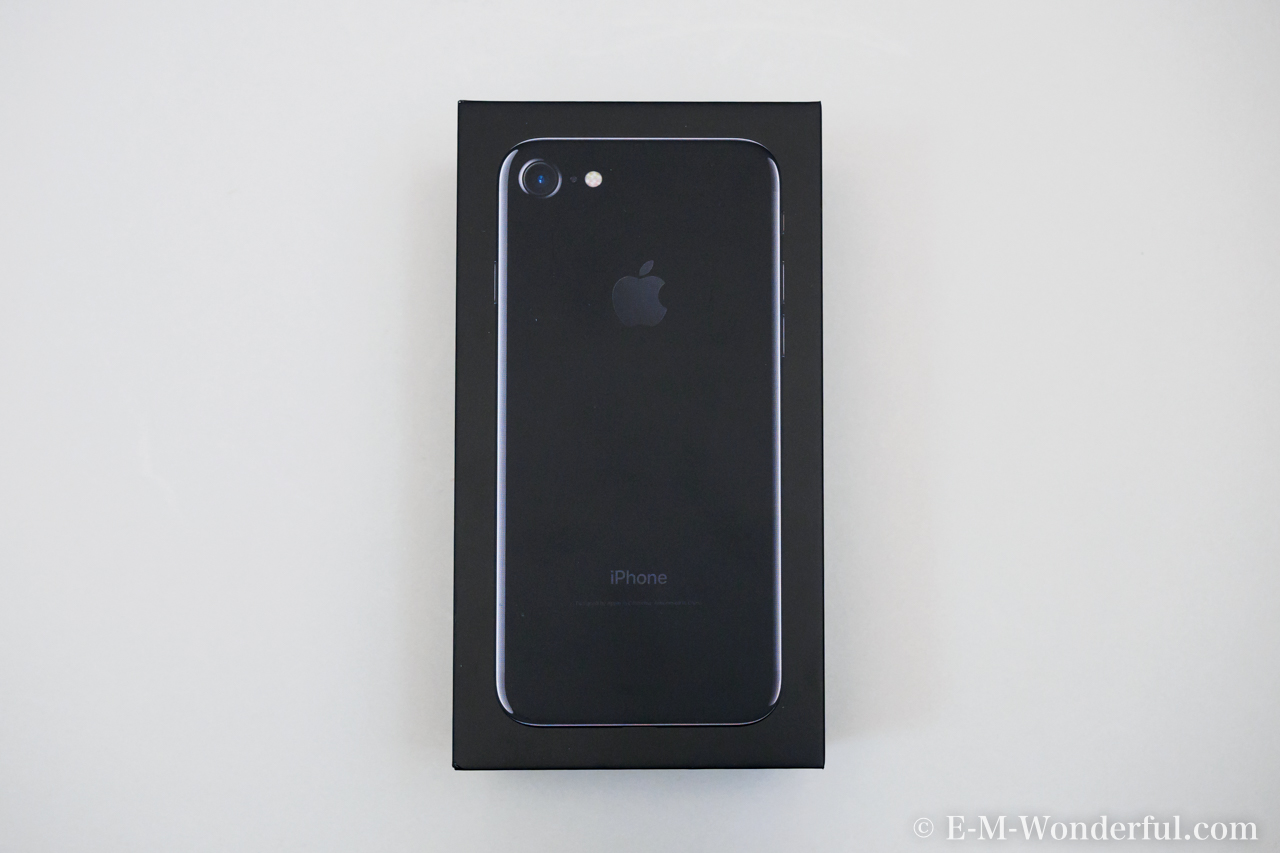 20160923 P9230002 - iPhone7 ジェットブラックを開封と復元の手順