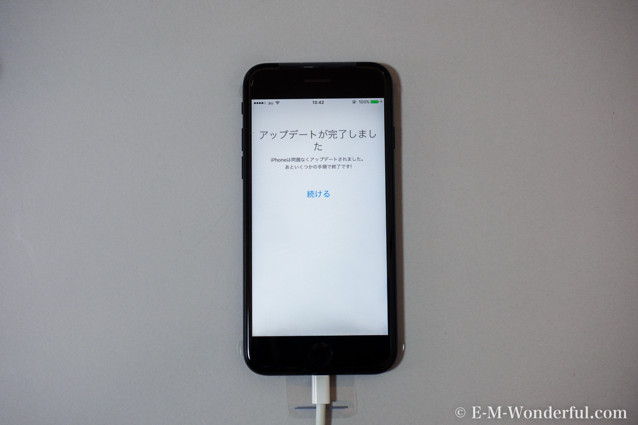 20160923 P9230041 - iPhone7 ジェットブラックを開封と復元の手順